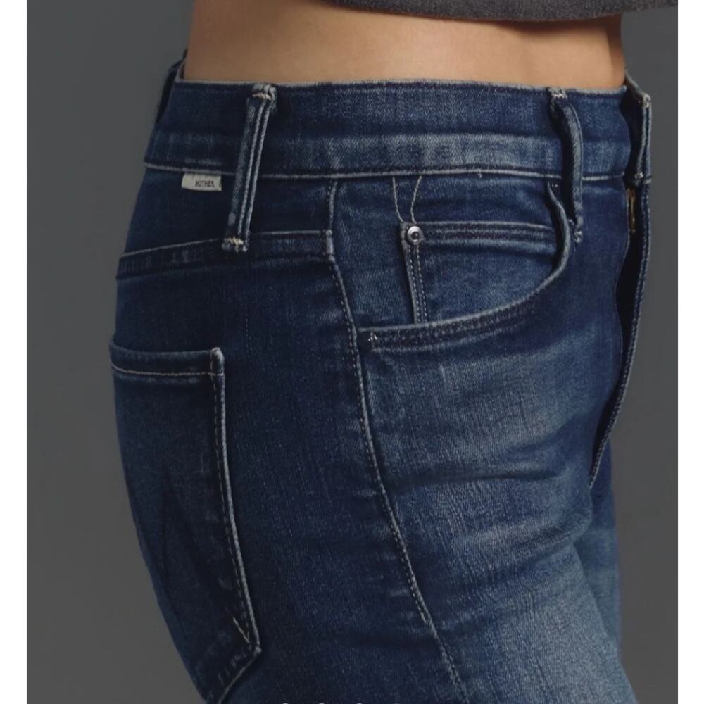 Mother The Dazzler Mid Rise Ankle Straight Leg Jeans In Heirloom 32 - Picture 2 of 8